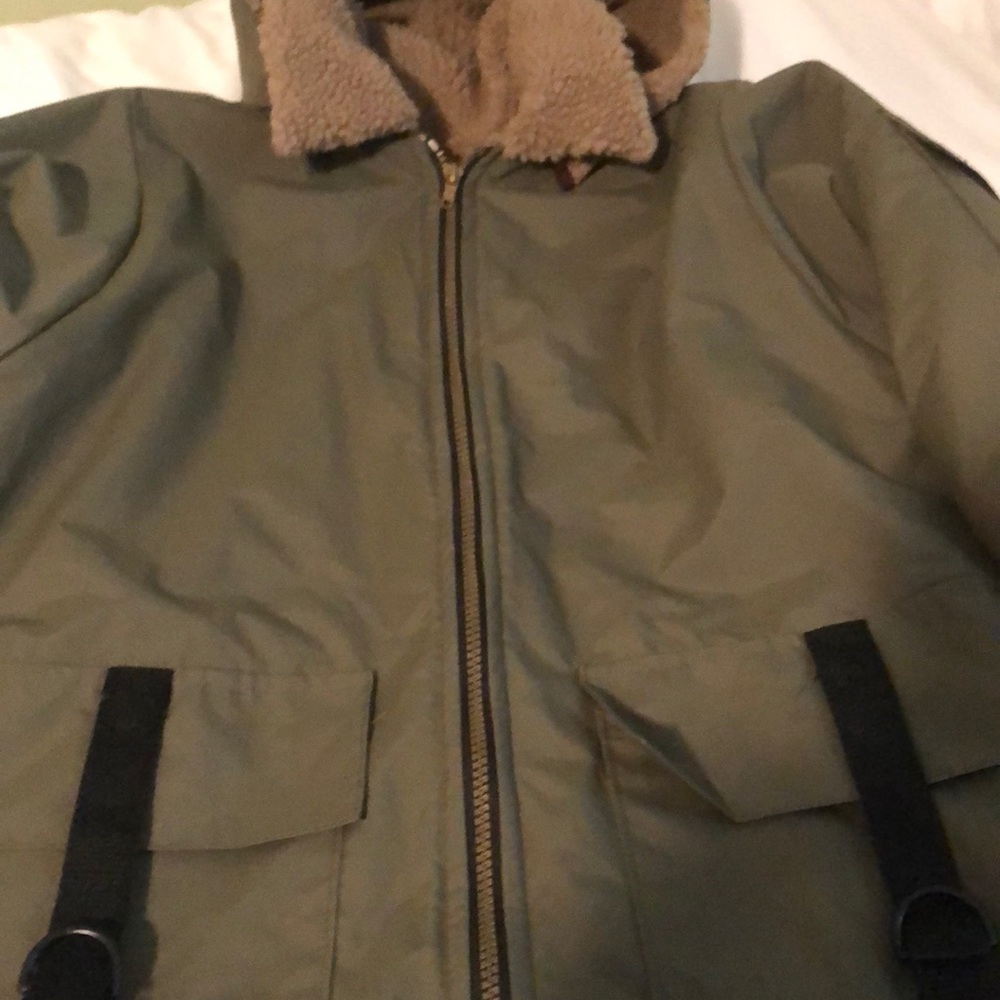 Corky &Co Boys Army Green Winter Jacket